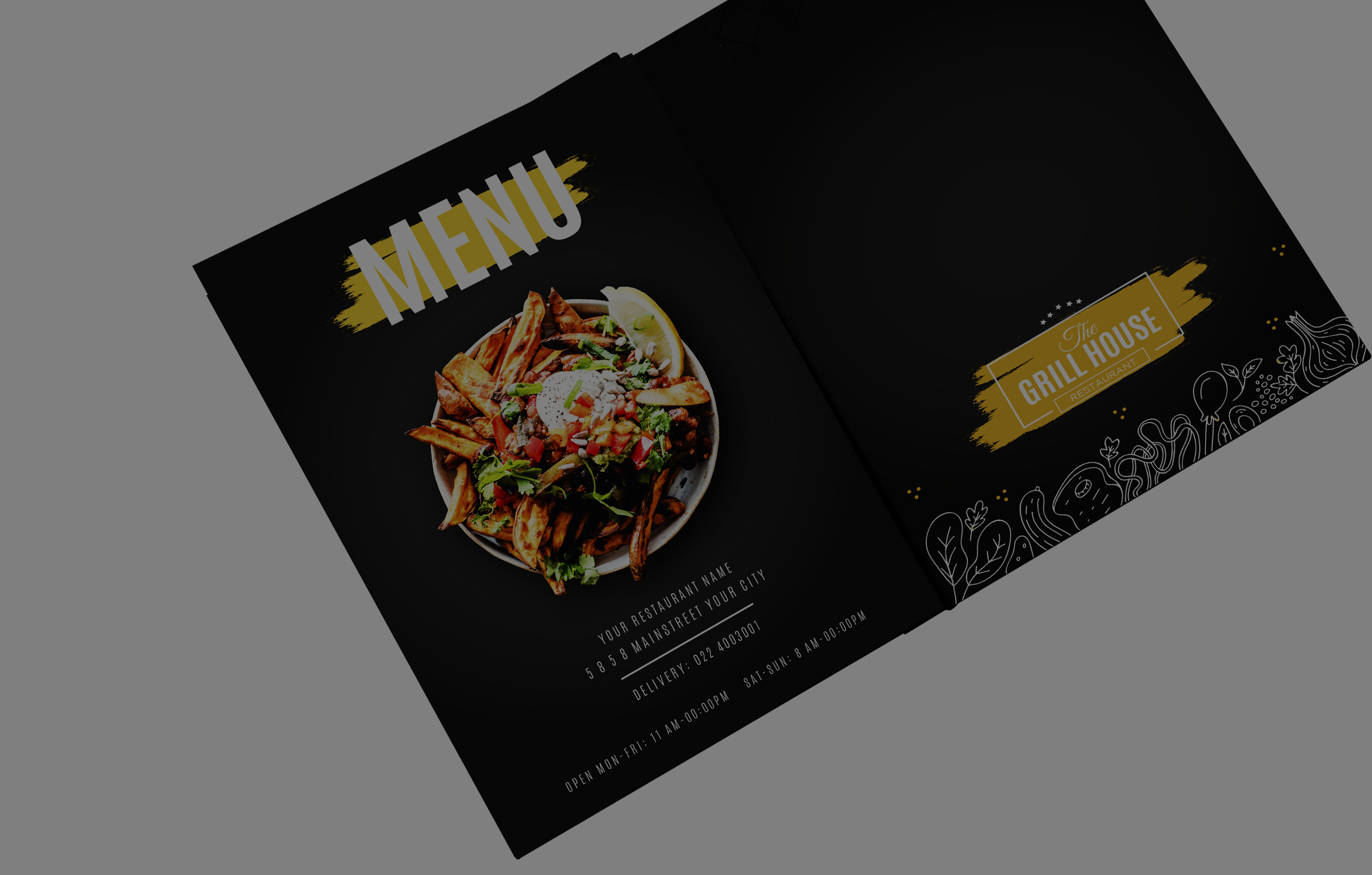 Restaurant Menu Printing (Screw Bind)