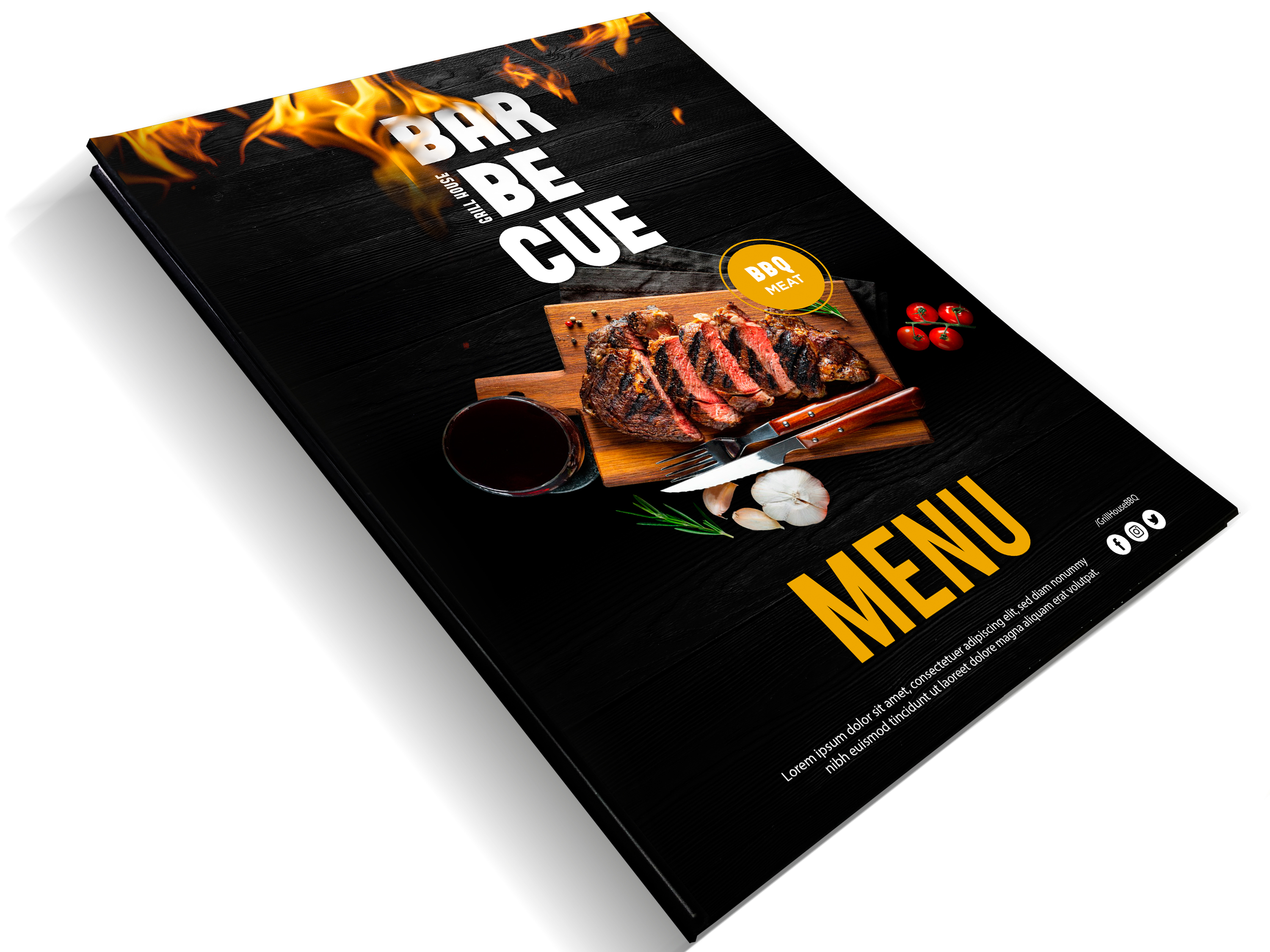 HARD COVER MENU